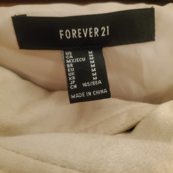 Faux suede motto jacket - Picture 2 of 7